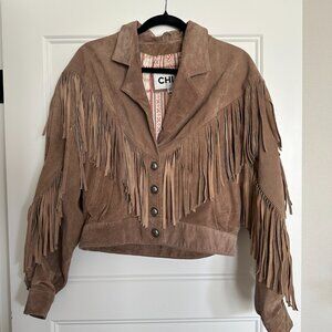 Western Suede Fringe Jacket